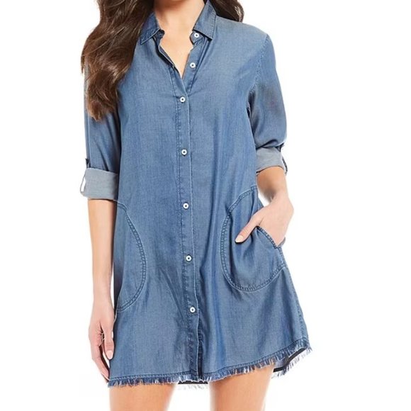 Tommy Bahama denim color Cover Up in XL - Picture 1 of 6